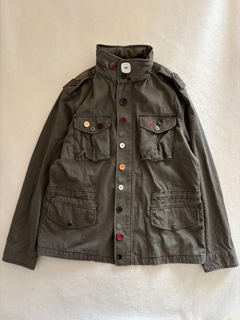 激レア✴︎y2kボタン再構築　ミリタリーライダース　平成ギャル　ストリートNANA