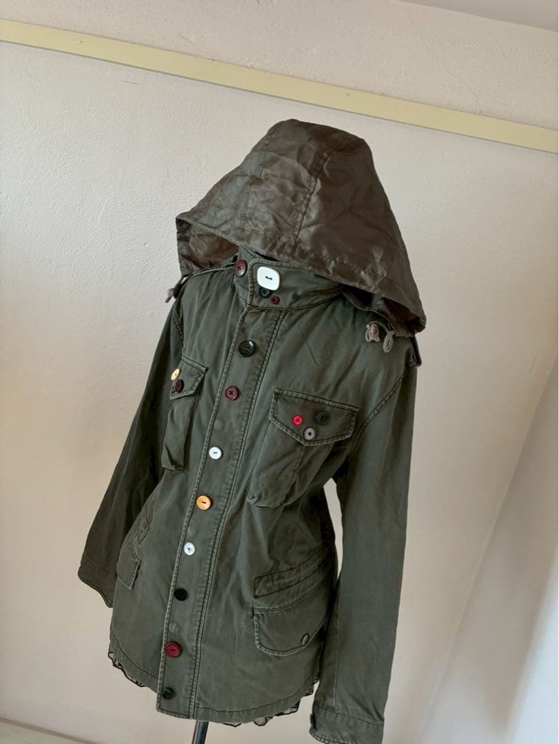 激レア✴︎y2kボタン再構築　ミリタリーライダース　平成ギャル　ストリートNANA