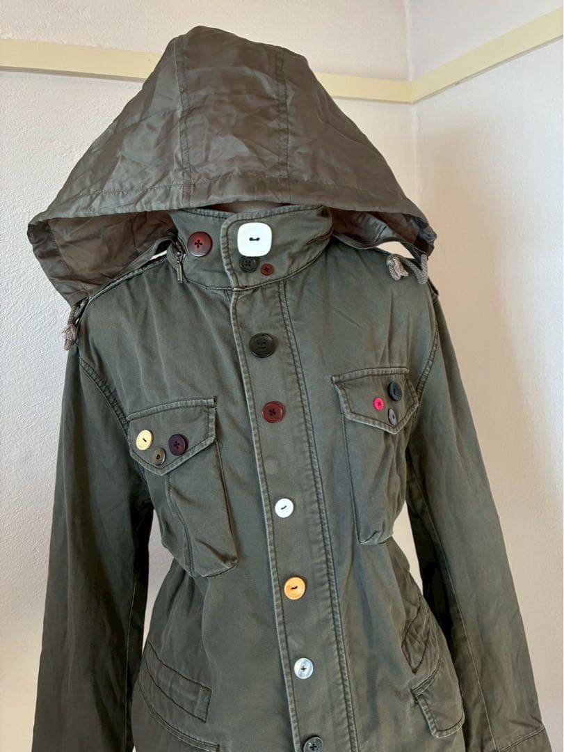 激レア✴︎y2kボタン再構築　ミリタリーライダース　平成ギャル　ストリートNANA