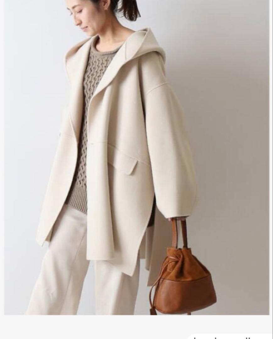 FRAMe WORK フレームワークリバーフードポンチョコート