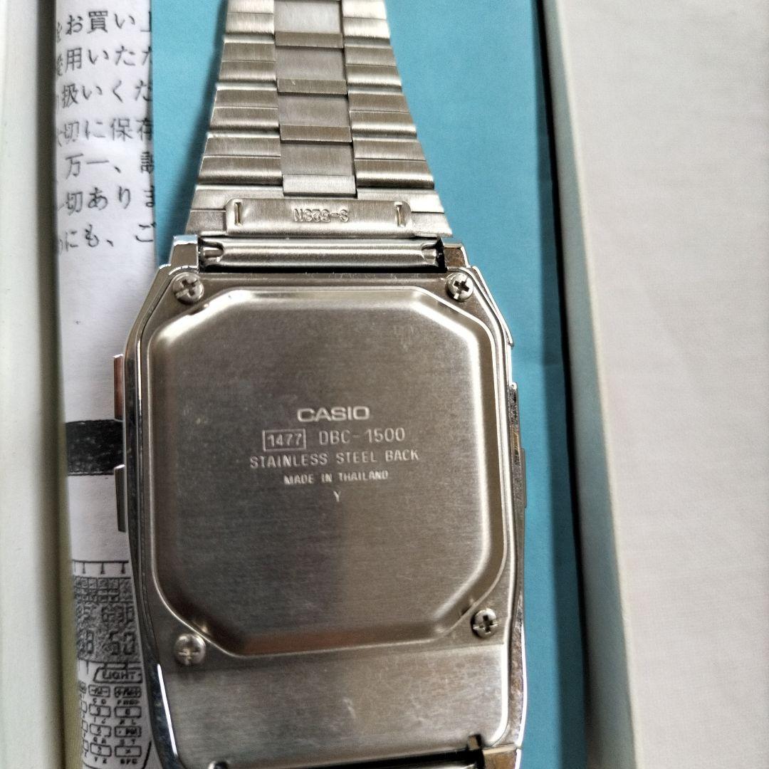 【未使用】1477 DBC-1500 カシオ データバンク 腕時計