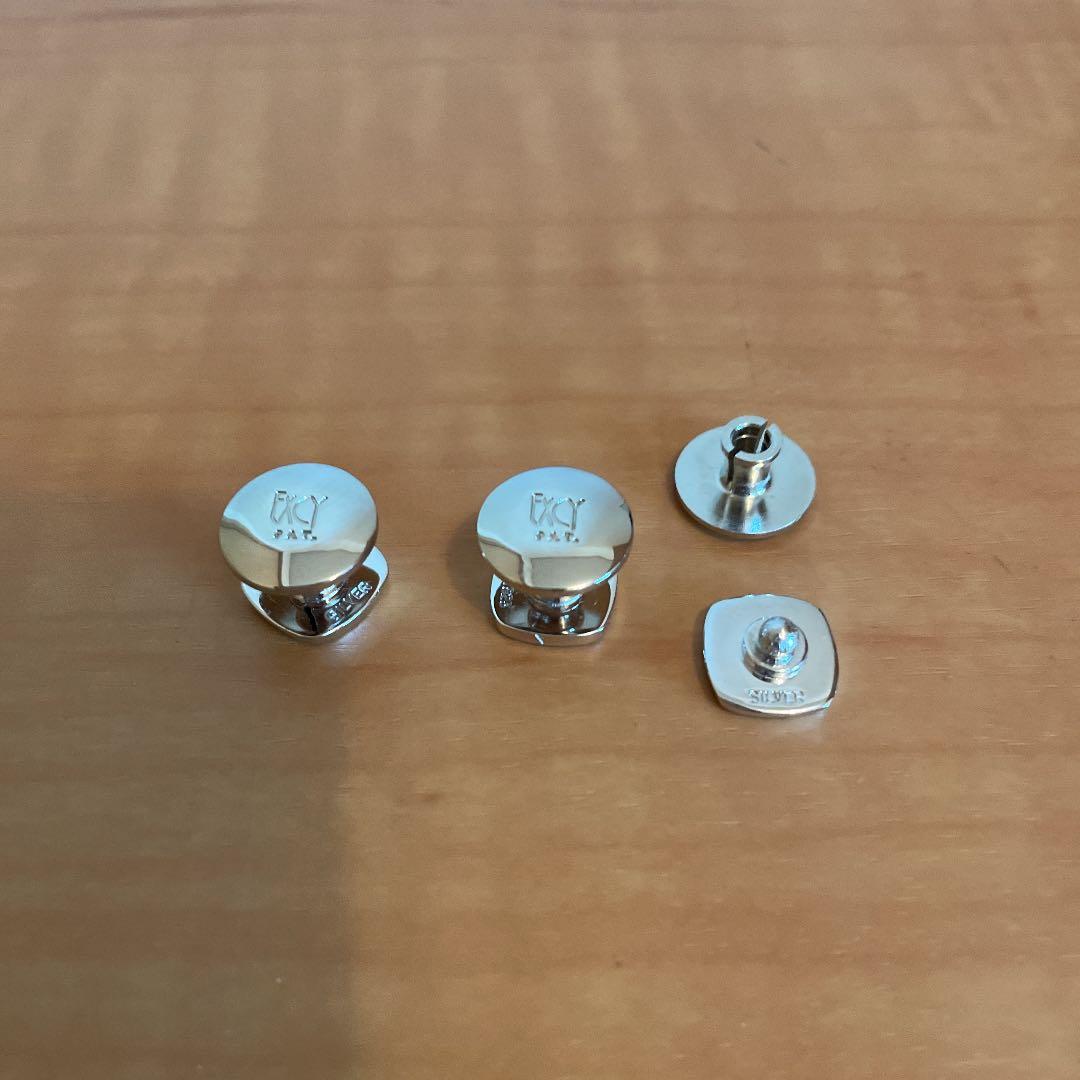 Excy カフス・スタッドセット　シルバー925・オニキス