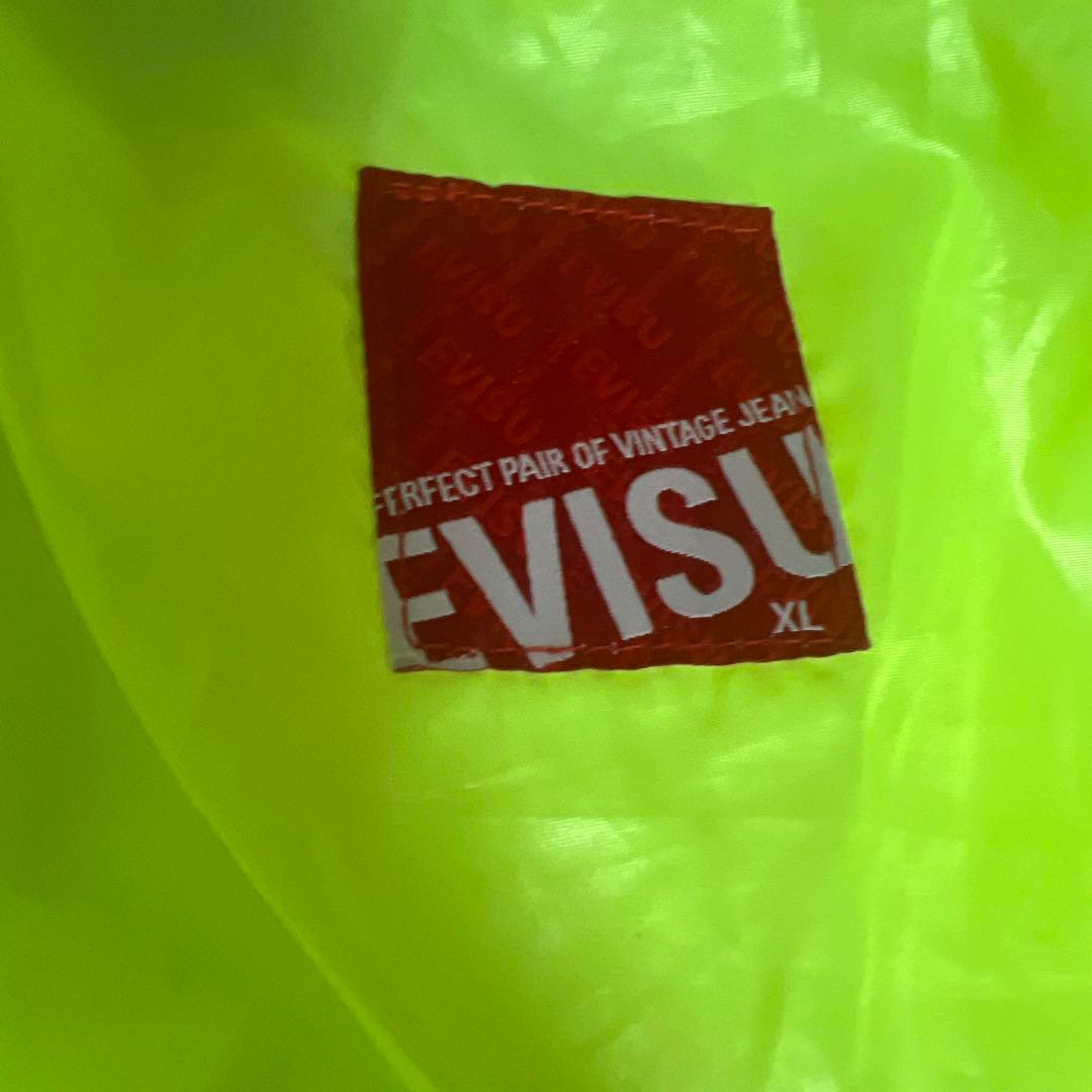 EVISU ダウンジャケット XL ブラック/グリーン