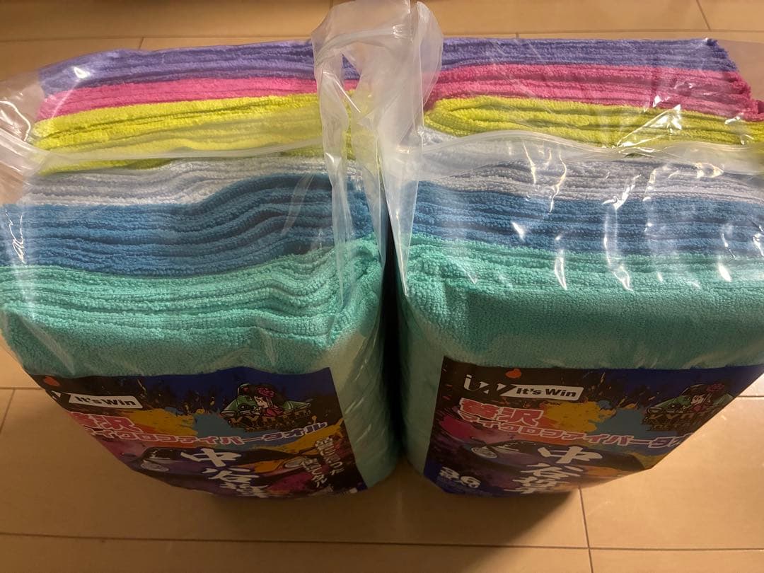 贅沢マイクロファイバータオル　36枚入り　2セット