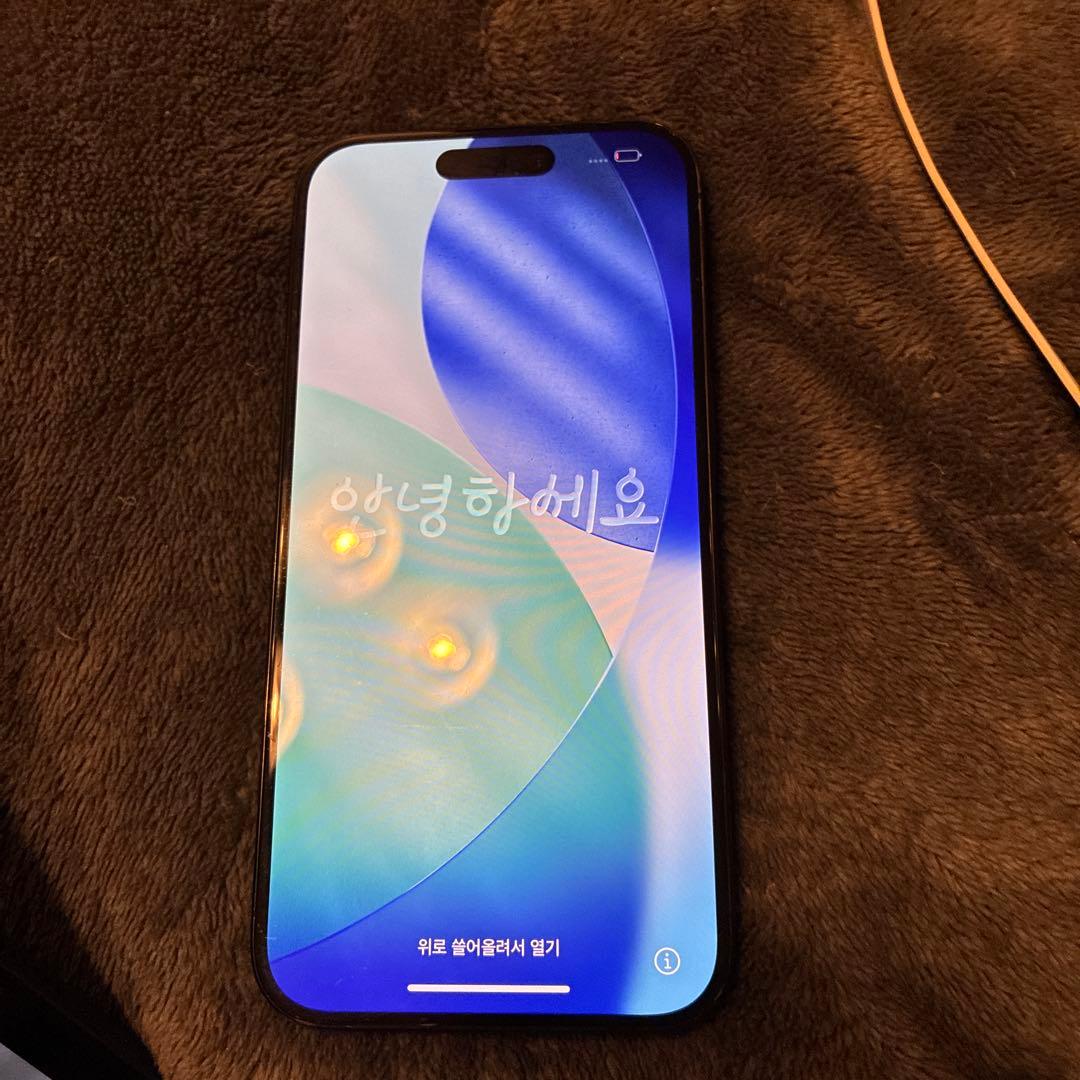 Apple iPhone 15 pro 128 ブルーチタニウム