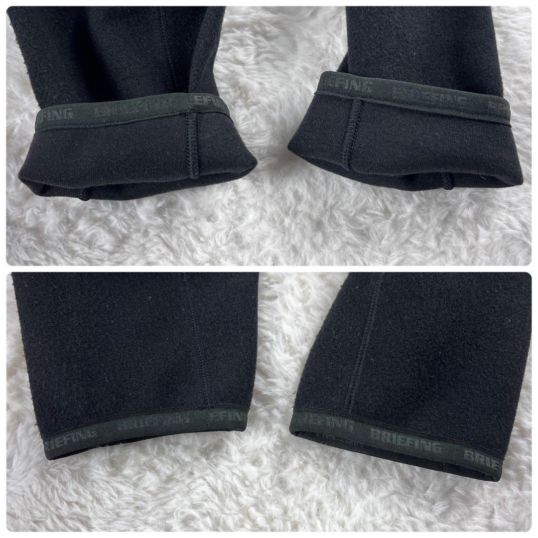 極美品 ブリーフィング ゴルフ ウール調 ロゴパーカー S ブラック ジム 完売