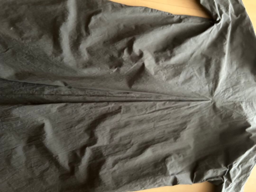 ALBUM DI FAMIGLITA グレー シャツワンピース