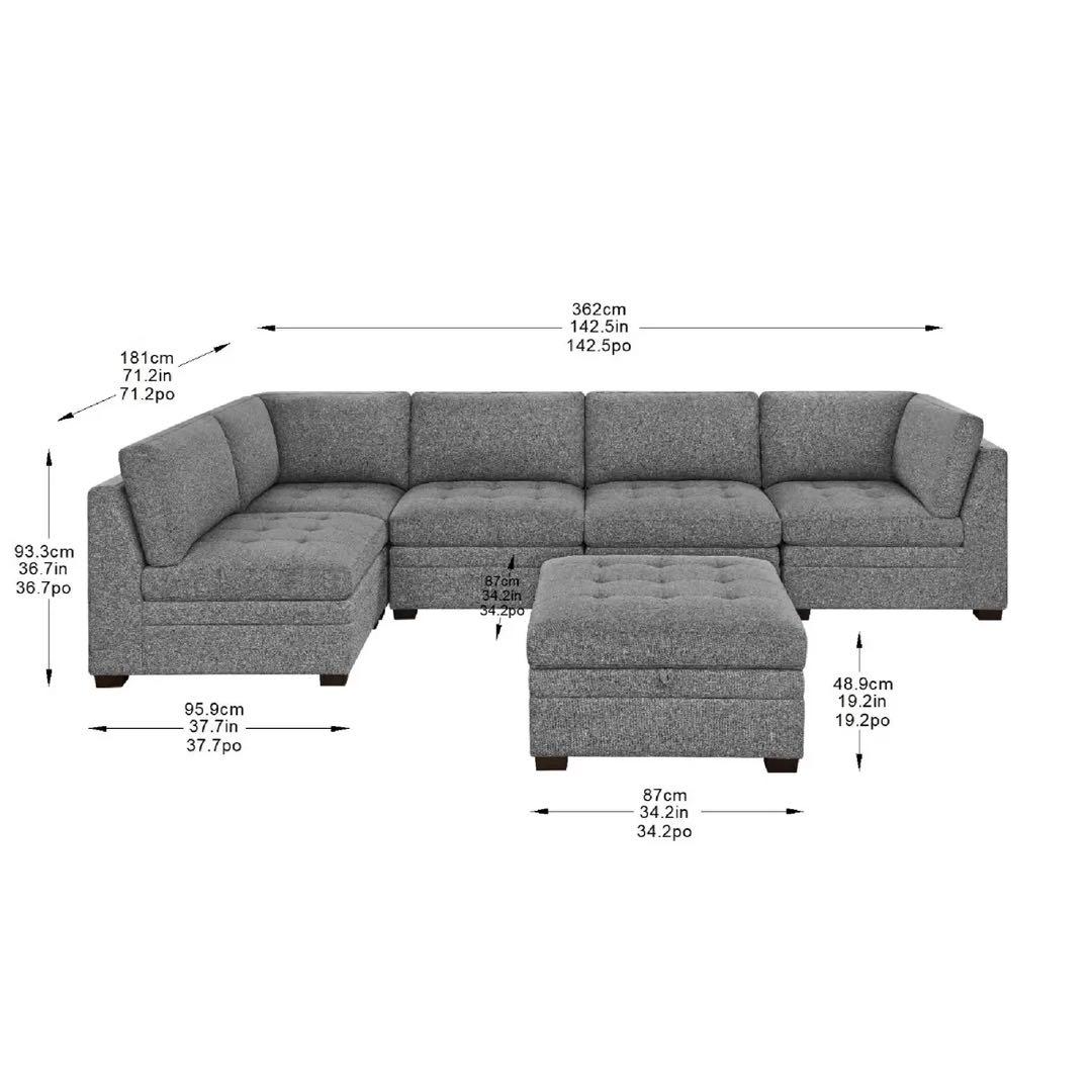 Costco Thomasville Tisdaleモジュラーソファ 6ピース