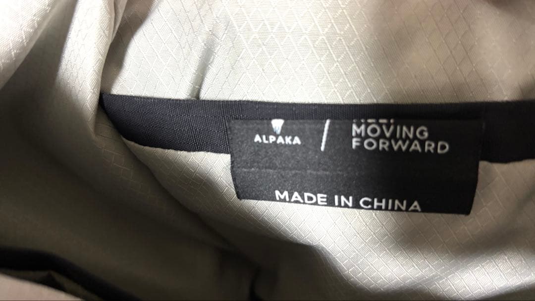 ALPAKA FLOW SATCHEL 4L ブラック　中古美品