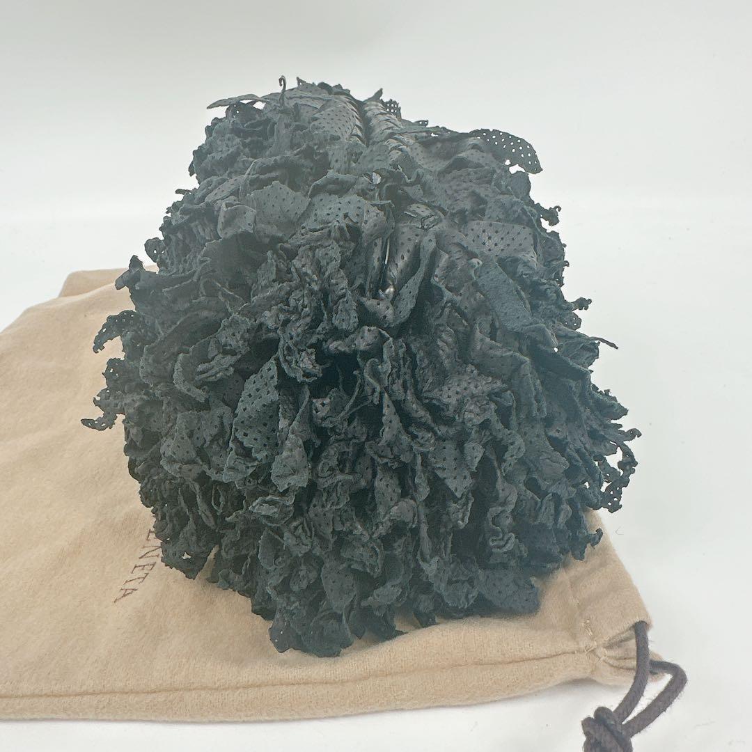 美品　使用感少　ボッテガヴェネタ　パンチング　イントレチャート　クラッチバッグ