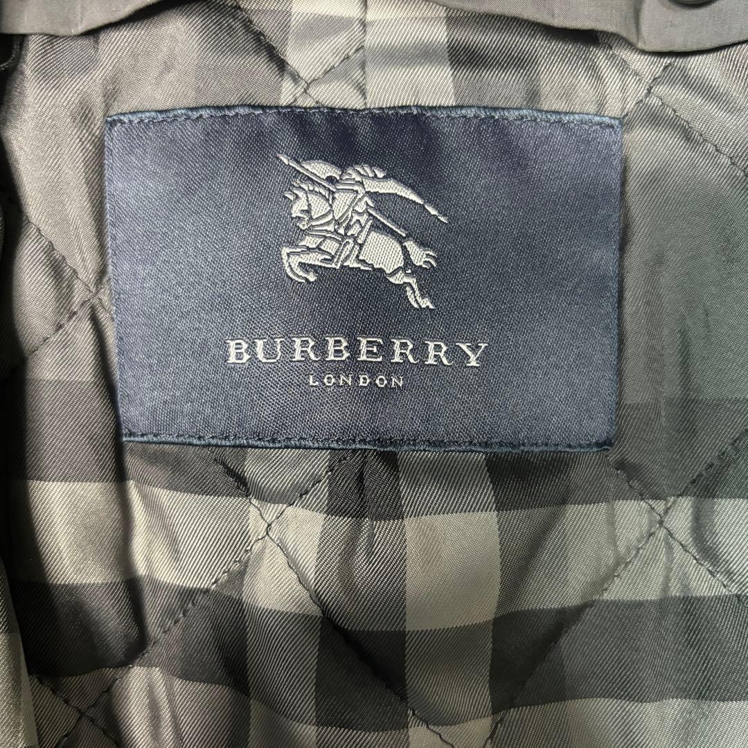 バーバリーロンドン モッズコート 3way フード ライナー　グレー　M