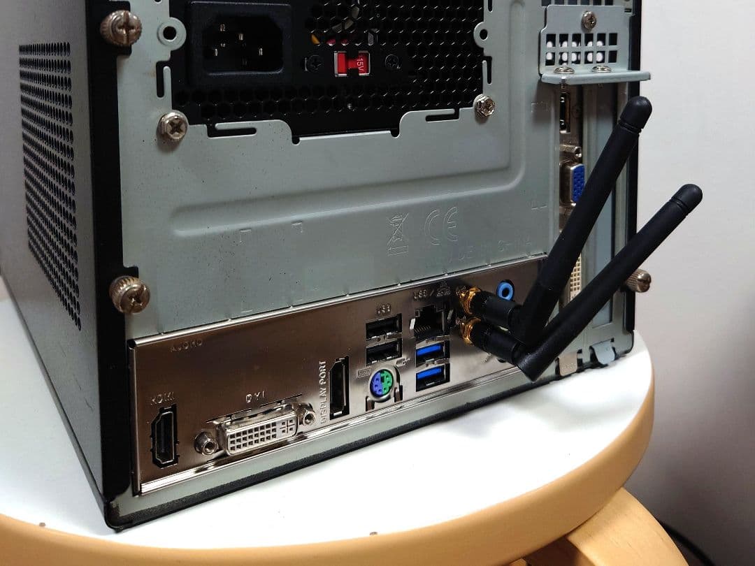 コンパクト キューブ デスクトップ PC i5 16GB GT730