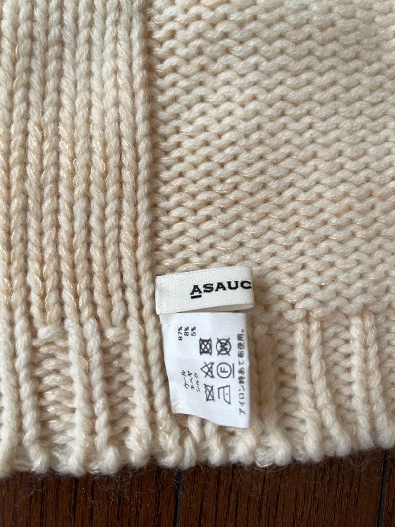 ASAUCE MELER スヌードEcru