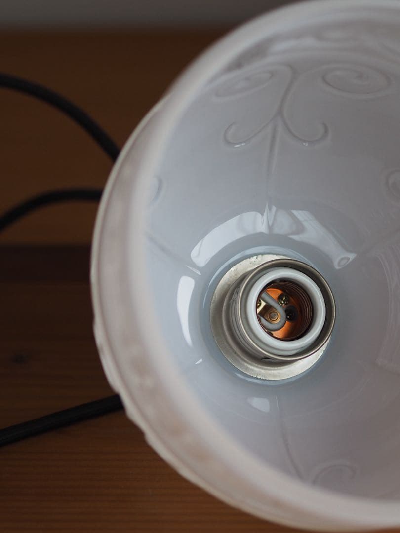 後藤照明ペンダントライト/大正浪漫/乳白ガラス/引掛けシーリング/ヴィンテージ