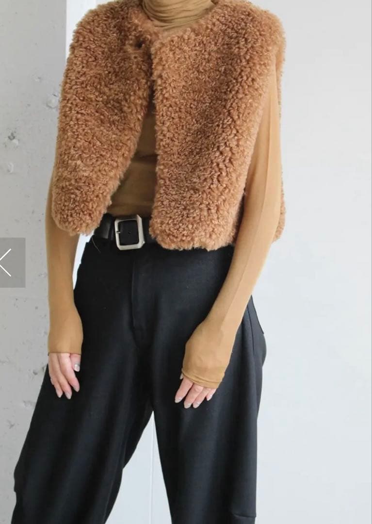 natu【新品・未使用】HYKE ハイク　ファーベスト　今期新色