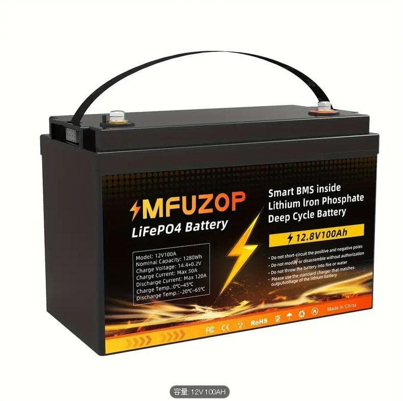 0811 リン酸鉄リチウムイオンバッテリー 12v 100ah 1280Wh 3