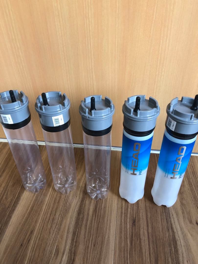 【5本】テニスボール加圧・再生　保管ケース