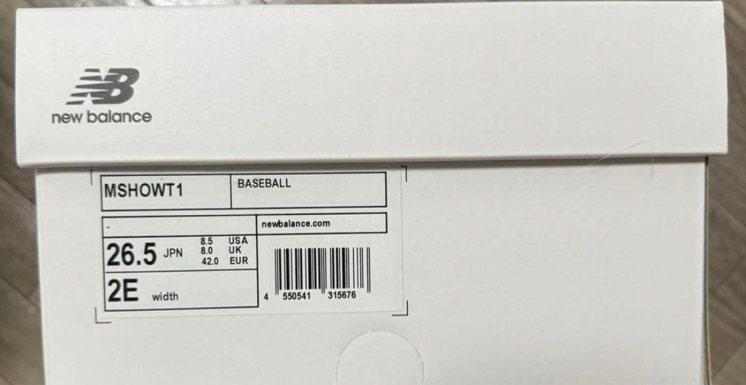 【新品未使用】Ohtani 1 大谷翔平 スパイク ニューバランス 26.5cm