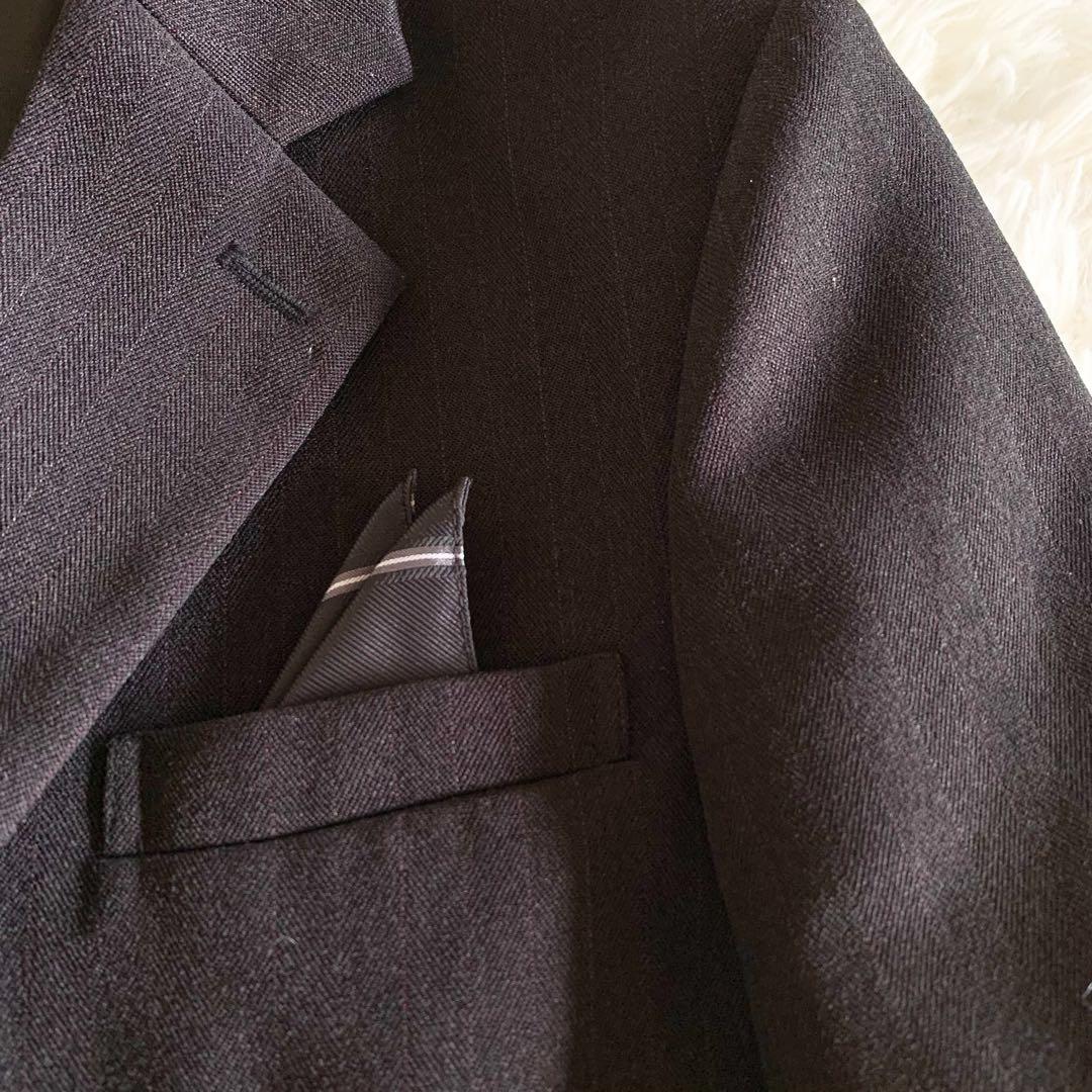 希少✨ショパン キッズ　男の子 170㎝ フォーマルスーツセットアップ 黒