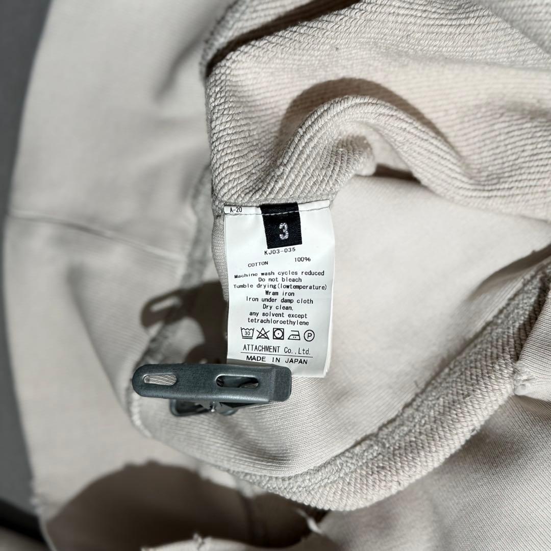 トップス KAZUYUKIKUMAGAI BIG SWEAT size3 GRAY