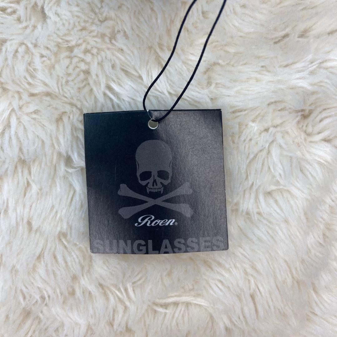 タグ付き✨ROEN スカルモチーフ ラウンド型 サングラス y2k 濃茶