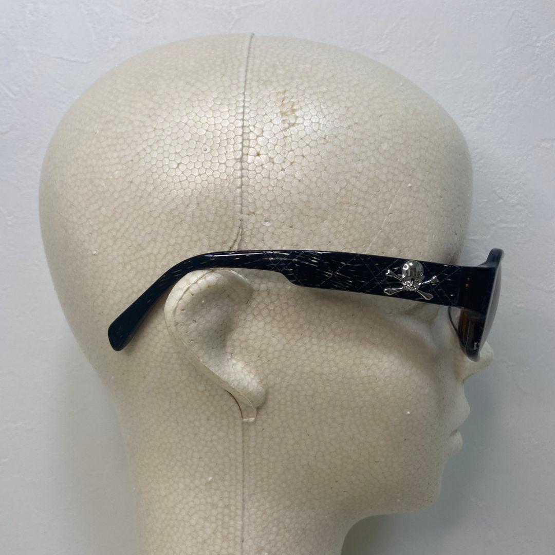 タグ付き✨ROEN スカルモチーフ ラウンド型 サングラス y2k 濃茶