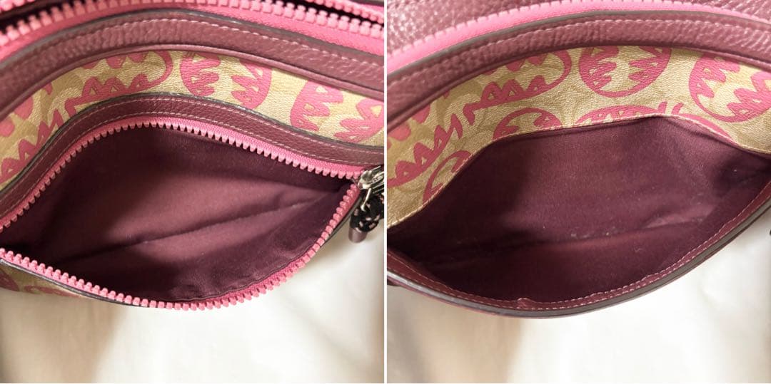 専用❗️COACH・レザー ショルダーバッグ斜め掛け Guang Yuコラボ限定品