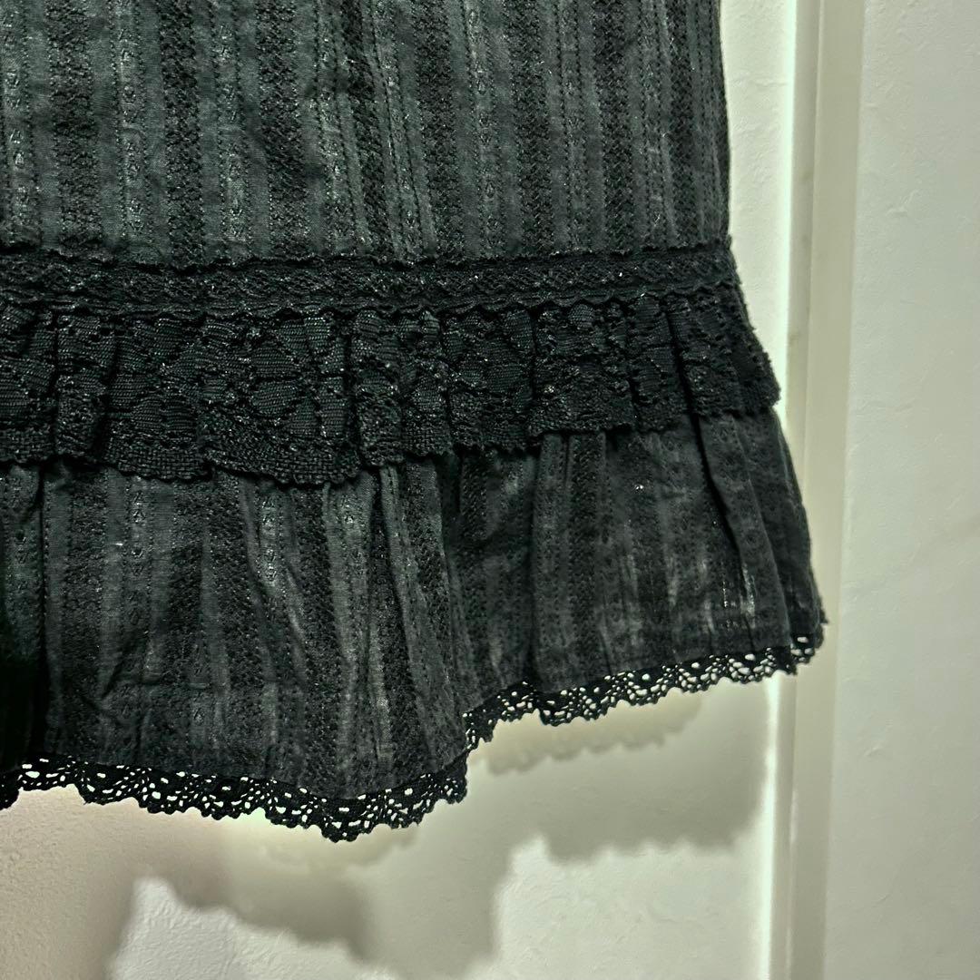 BABY THE STARS 黒 からみベビードールジャンパースカート