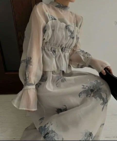 【値下中】willfully pearl camisole set flower