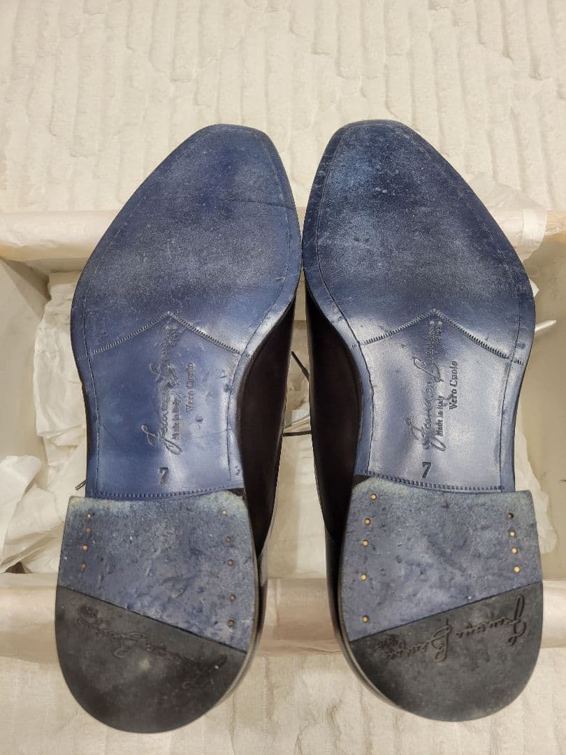 【美品】FRANCESCO BENIGNO ダークブラウン ドレスシューズ