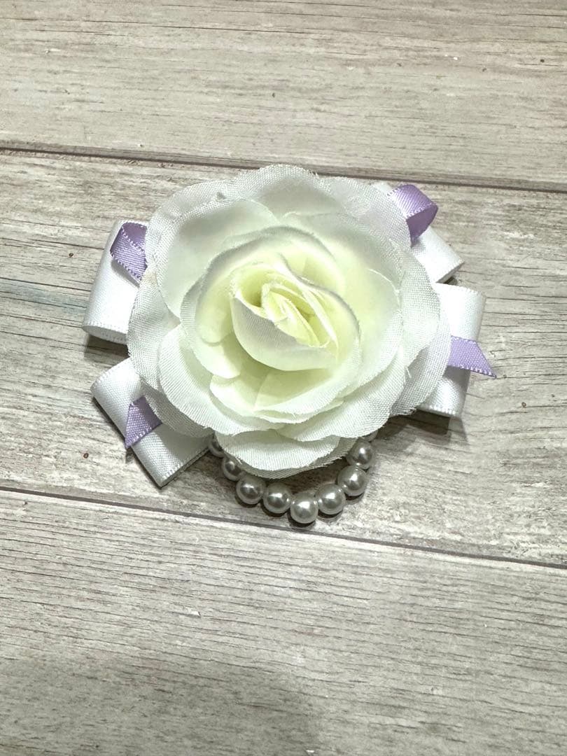 CHOPIN ジャケット付きワンピース ネイビー、白/ラベンダー　120