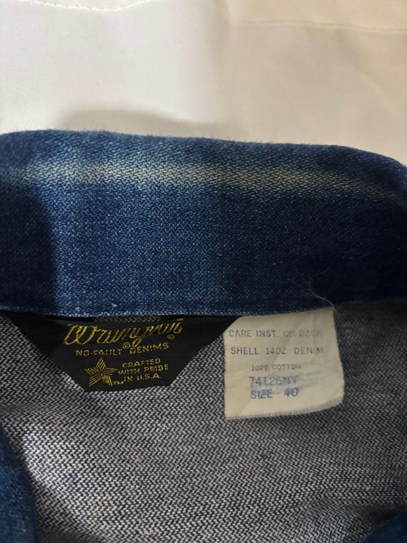 70s Wranglar Gジャン 40黒三角タグ 菅田将暉着