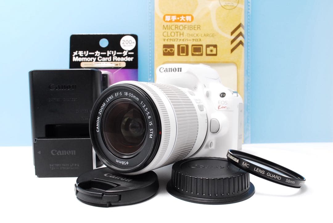 【ショット数極僅】Canon Kiss X7 ホワイト 希少色 スマホ転送◎