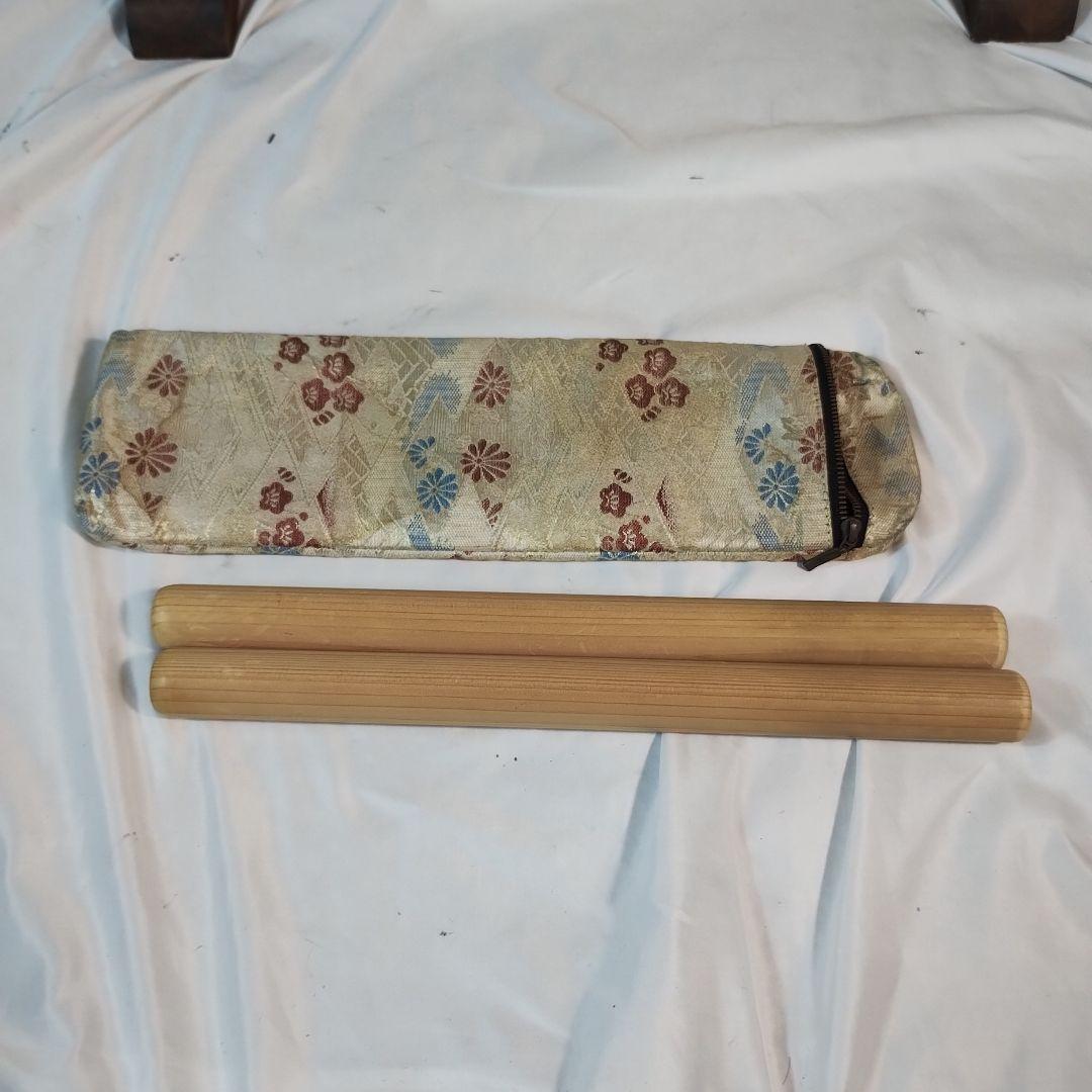 和太鼓 平太鼓 平胴太鼓 鳥居台付き 約38cm 和楽器