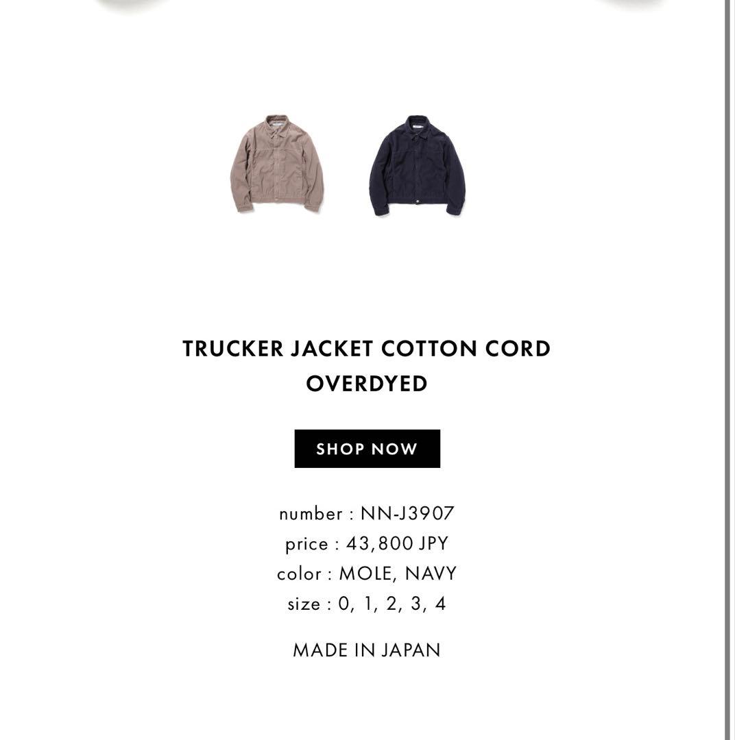 nonnative NNJ-J3907 トラッカージャケット ネイビー