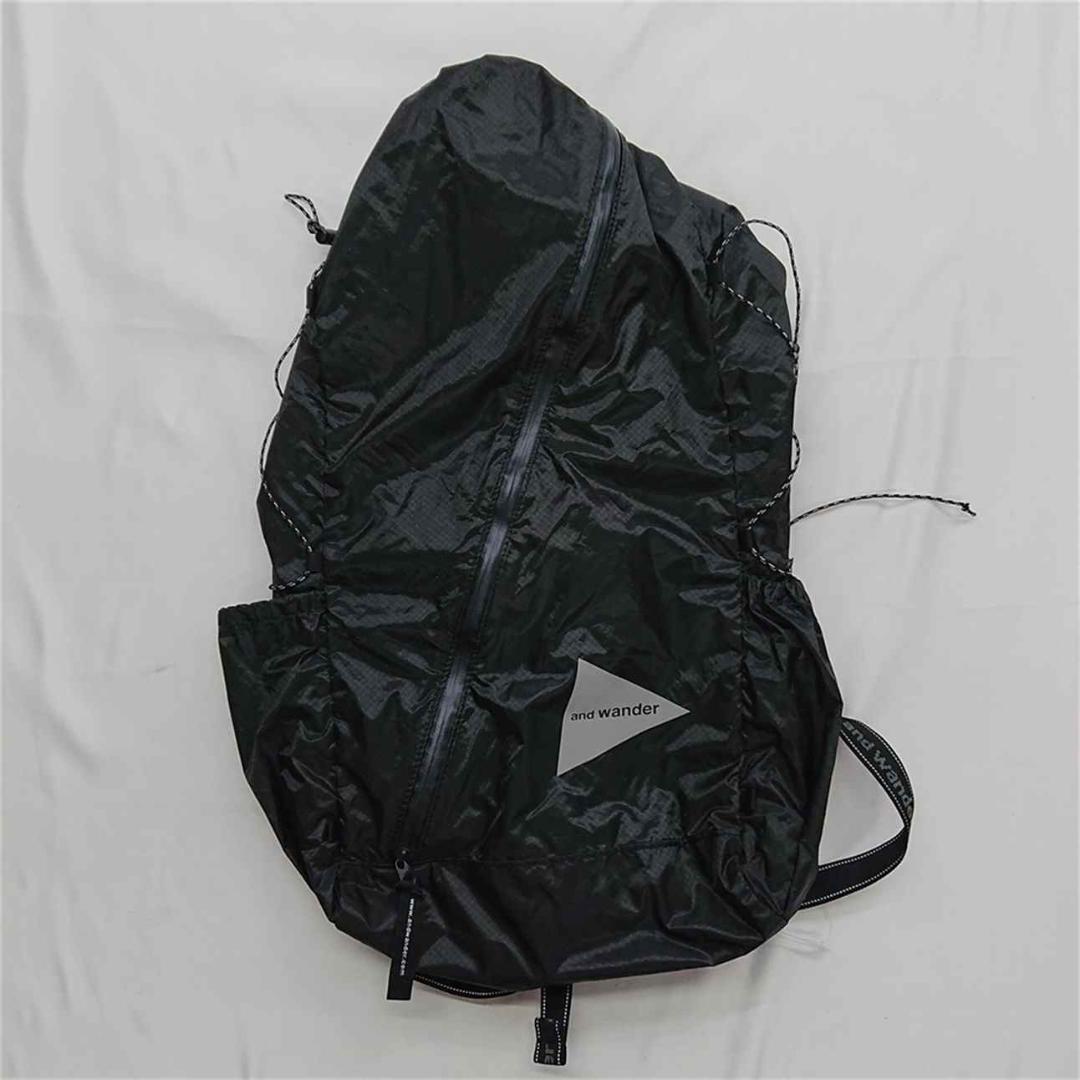 ■アンドワンダー ナイロンバックパック ブラック系 ユニセックス