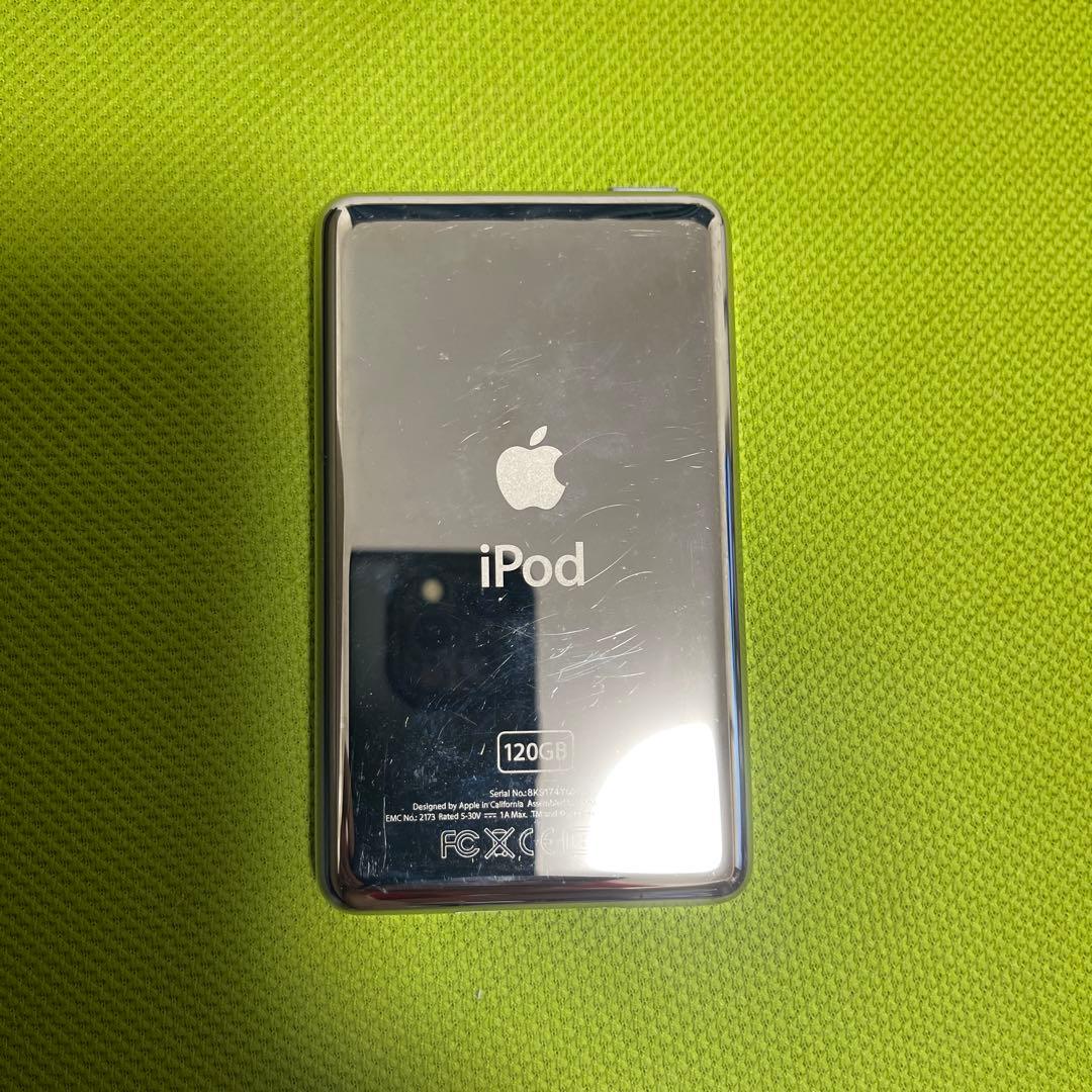 値下げ！Apple iPod 120GB メッキ部分も綺麗