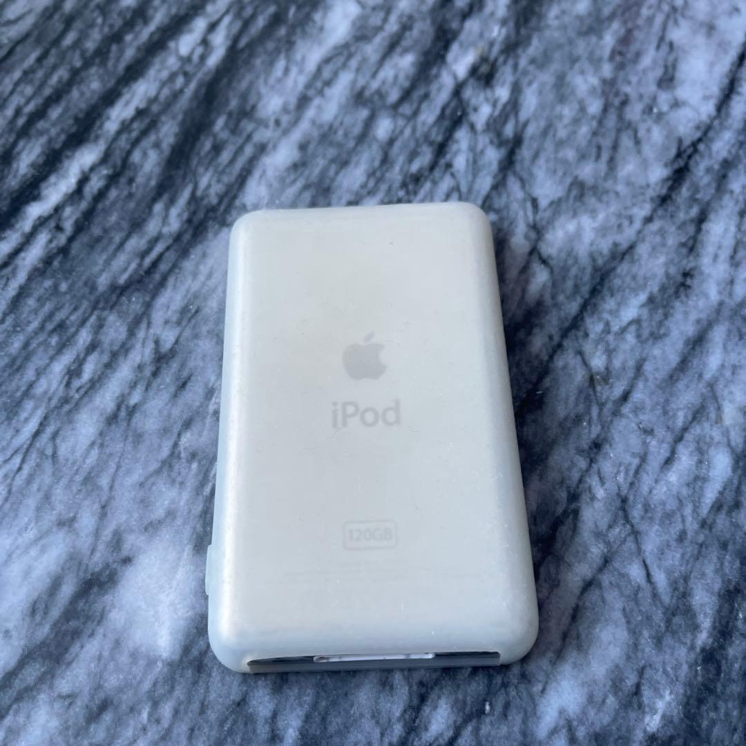 値下げ！Apple iPod 120GB メッキ部分も綺麗