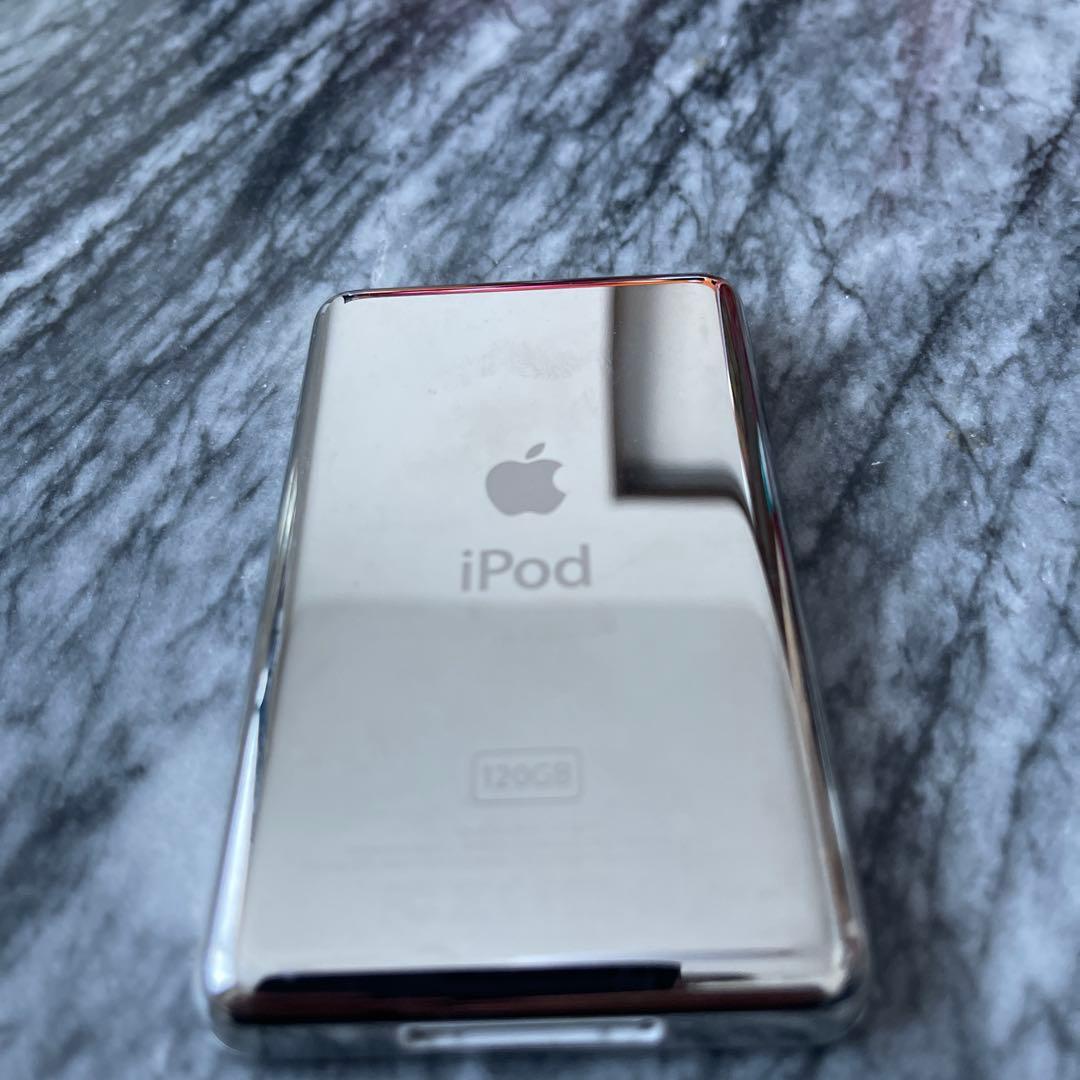 値下げ！Apple iPod 120GB メッキ部分も綺麗