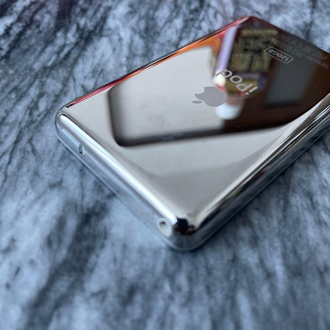 値下げ！Apple iPod 120GB メッキ部分も綺麗
