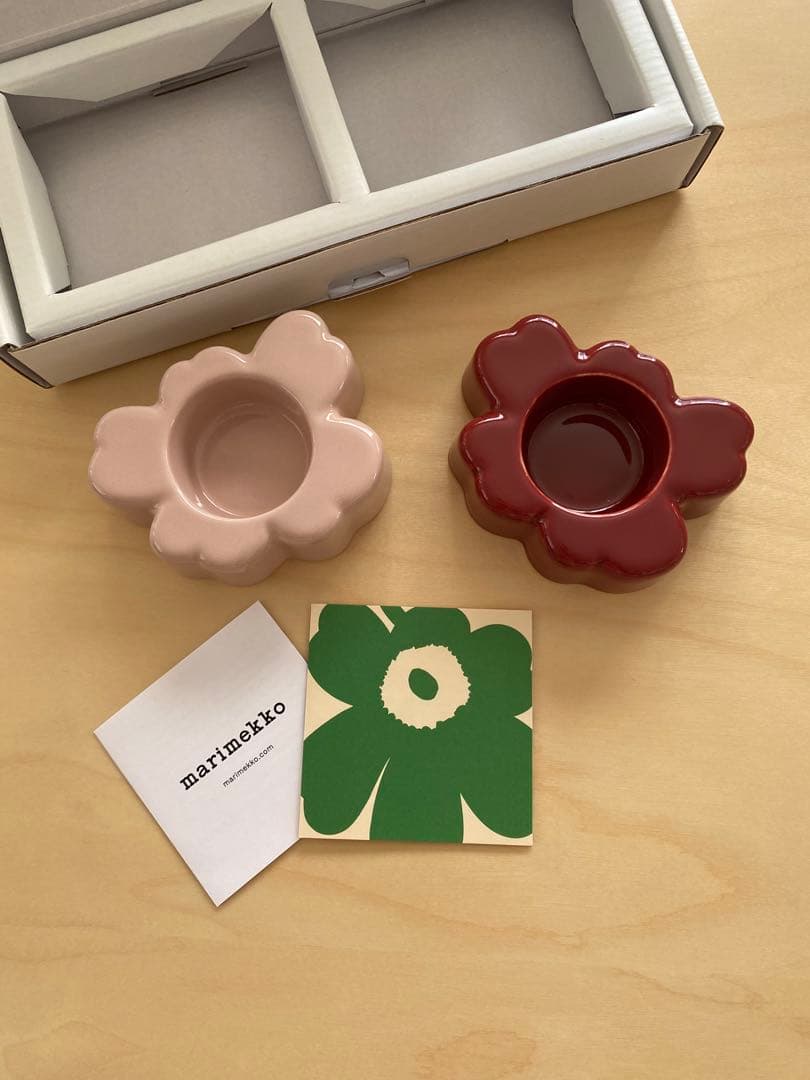 マリメッコ　新品　Unikko ウニッコ　 60th ティーライトホルダー