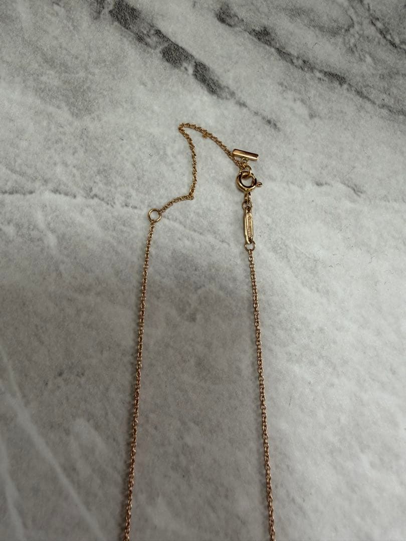 Tiffany T スマイルペンダント スモール　イエローゴールド