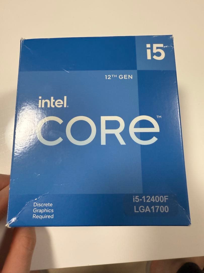 【動作品】Intel Core i5-12400F 12世代 CPU 付属品有