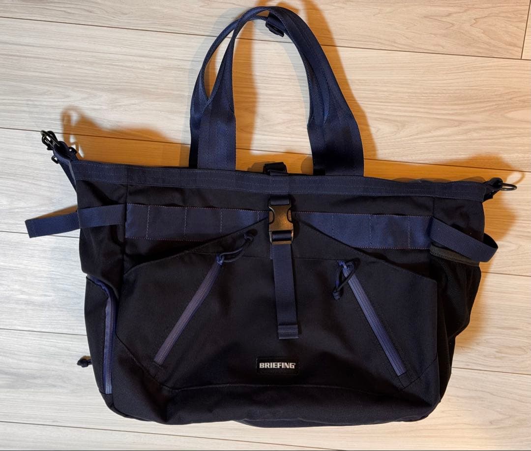 BRIEFING ネイビー トートバッグ BRG253T59