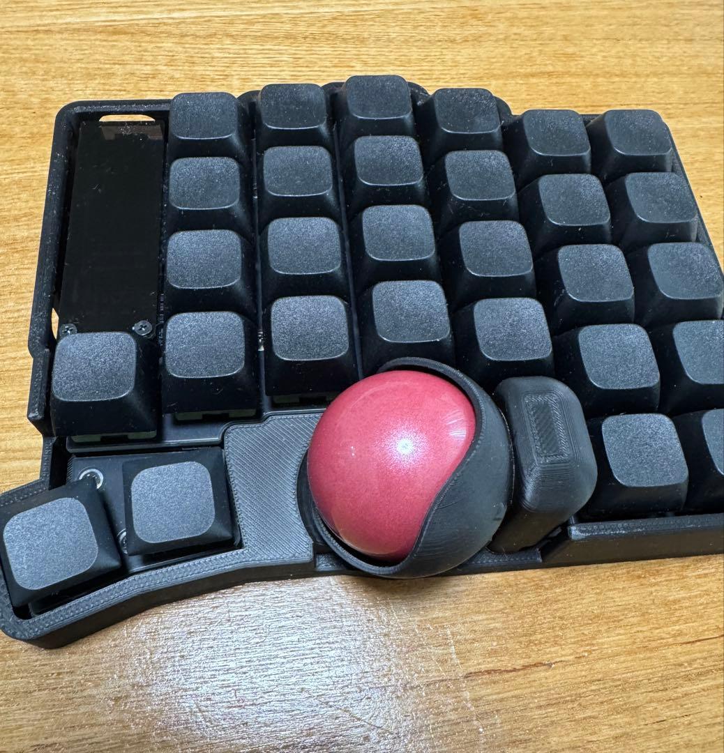 【完成品】Keyball61 分割キーボード トラックボール付き 動作確認のみ