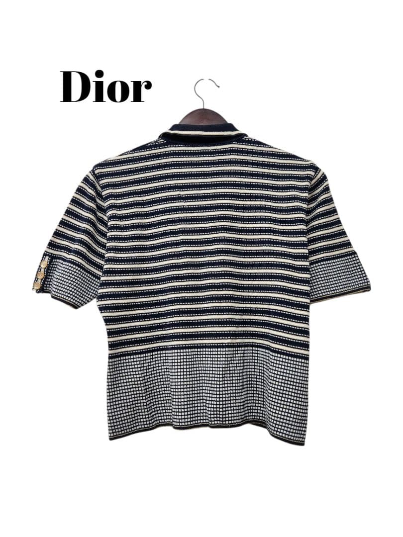 64015　Dior　ニットポロシャツ