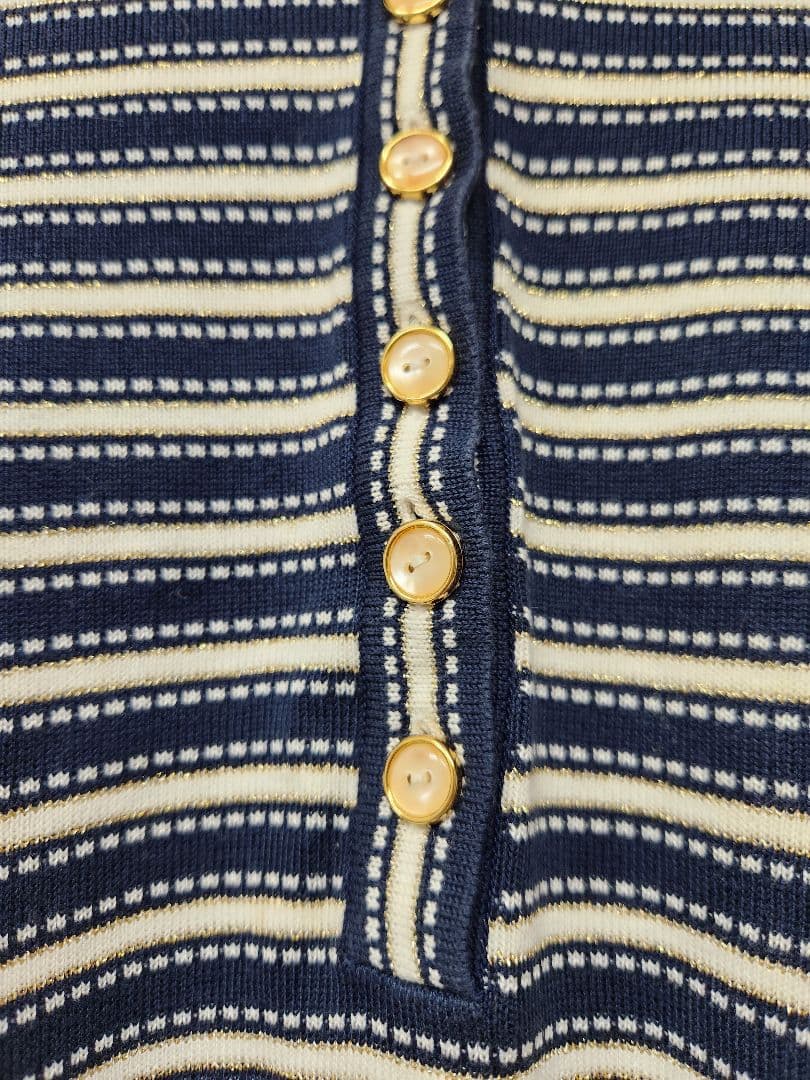 64015　Dior　ニットポロシャツ