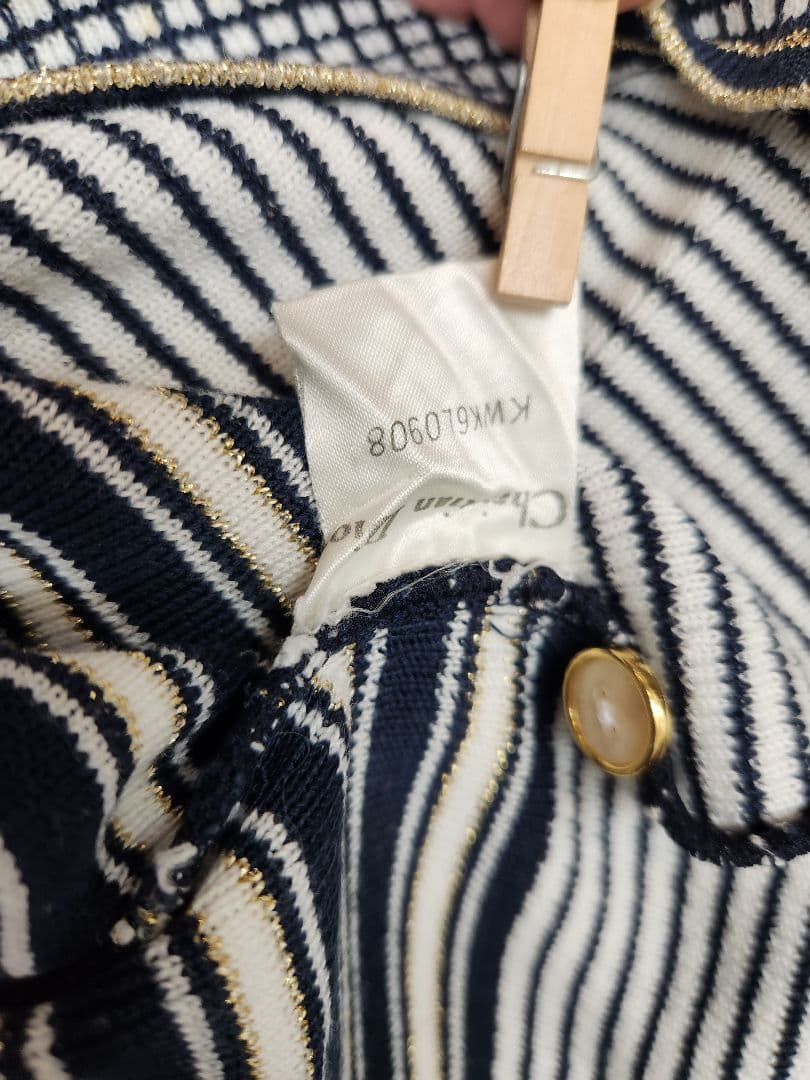 64015　Dior　ニットポロシャツ