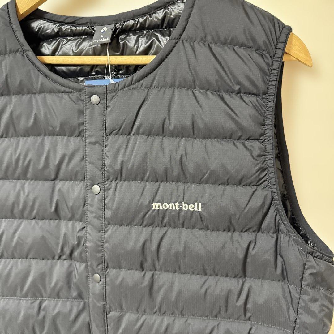 mont-bell ブラック ダウンベスト L