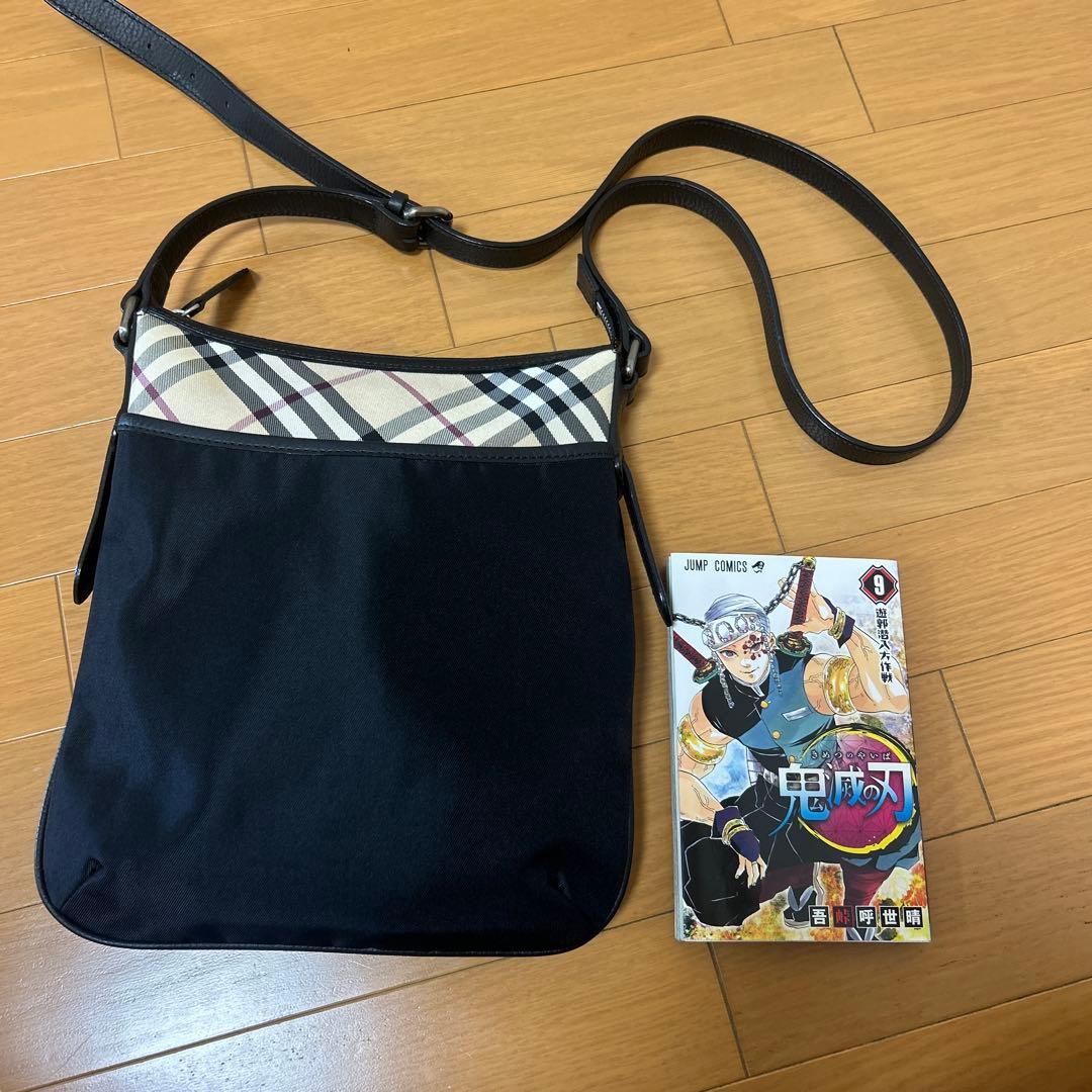 バーバリーナイロンショルダーバッグ